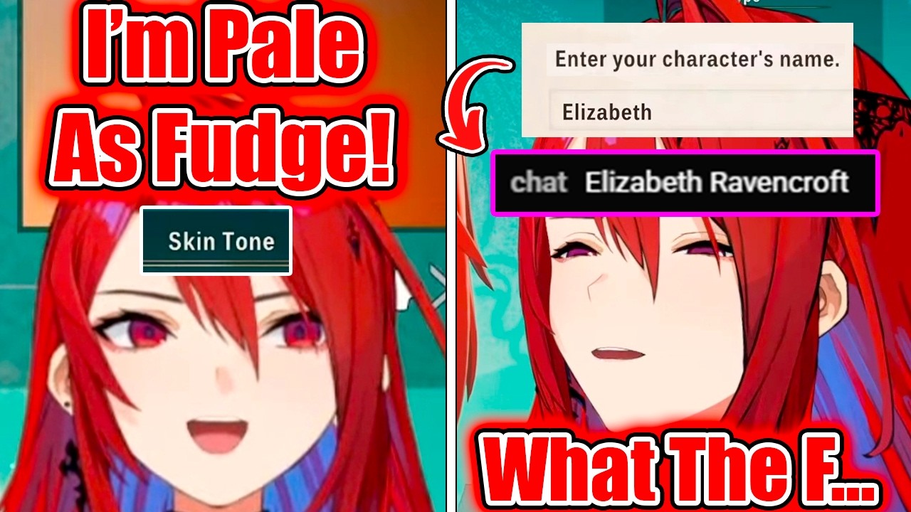 Elizabeth When She Has To Create A Character That Looks Like Her: