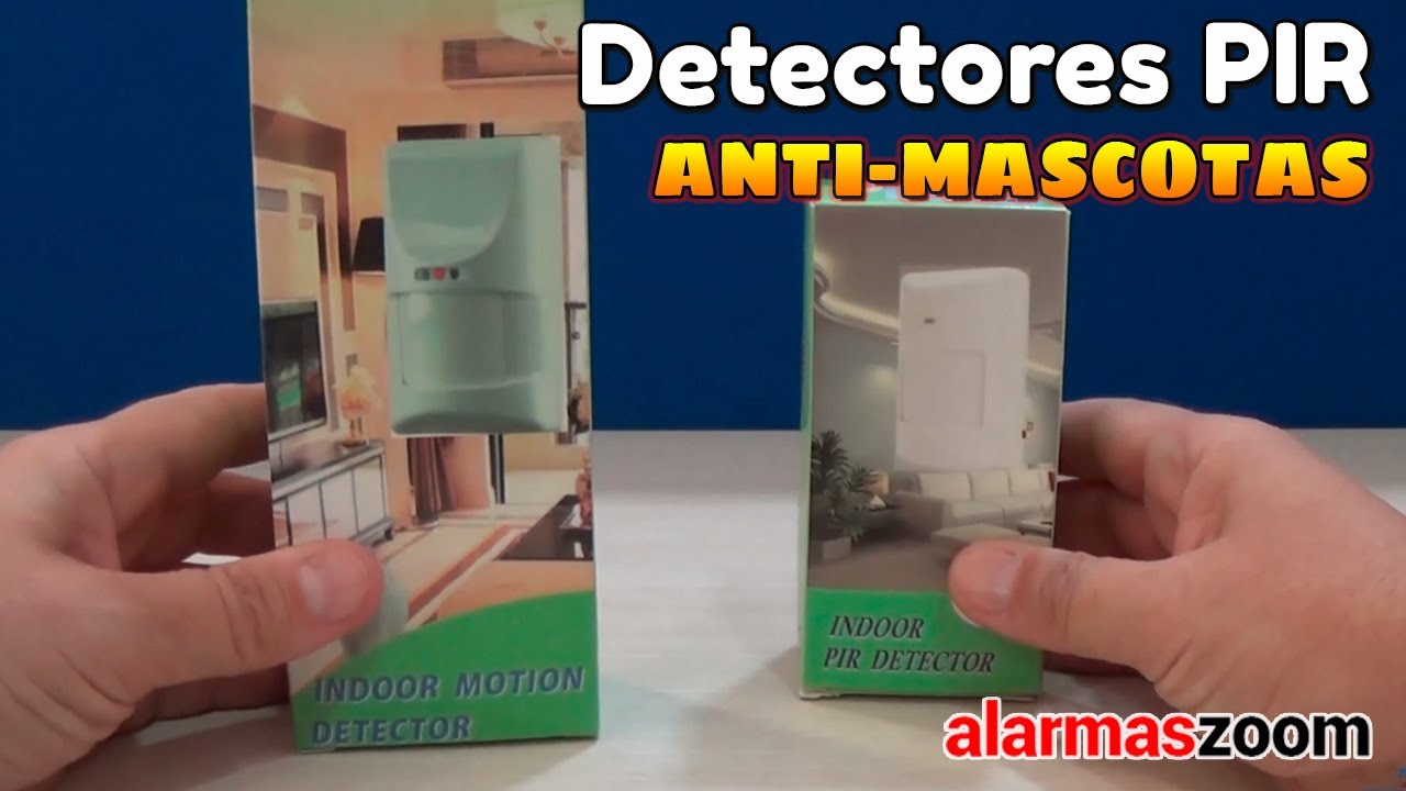 Detectores PIR anti-mascotas para tu alarma de interior 😺 Sensor movimiento antimascotas 🐶