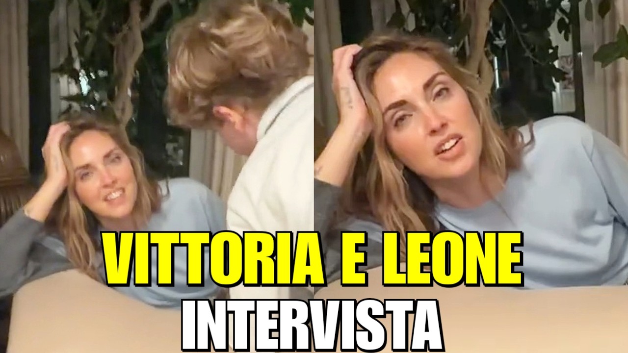 Vittoria Ferragni e Leone intervistano Chiara Ferragni