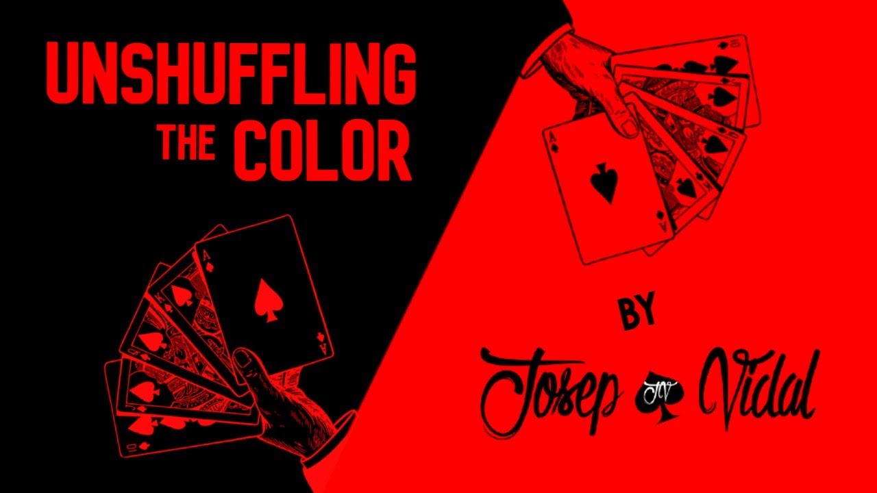 UNSHUFFLING the COLOR ⚫/🔴 DESMEZCLANDO el COLOR  (Card Trick)