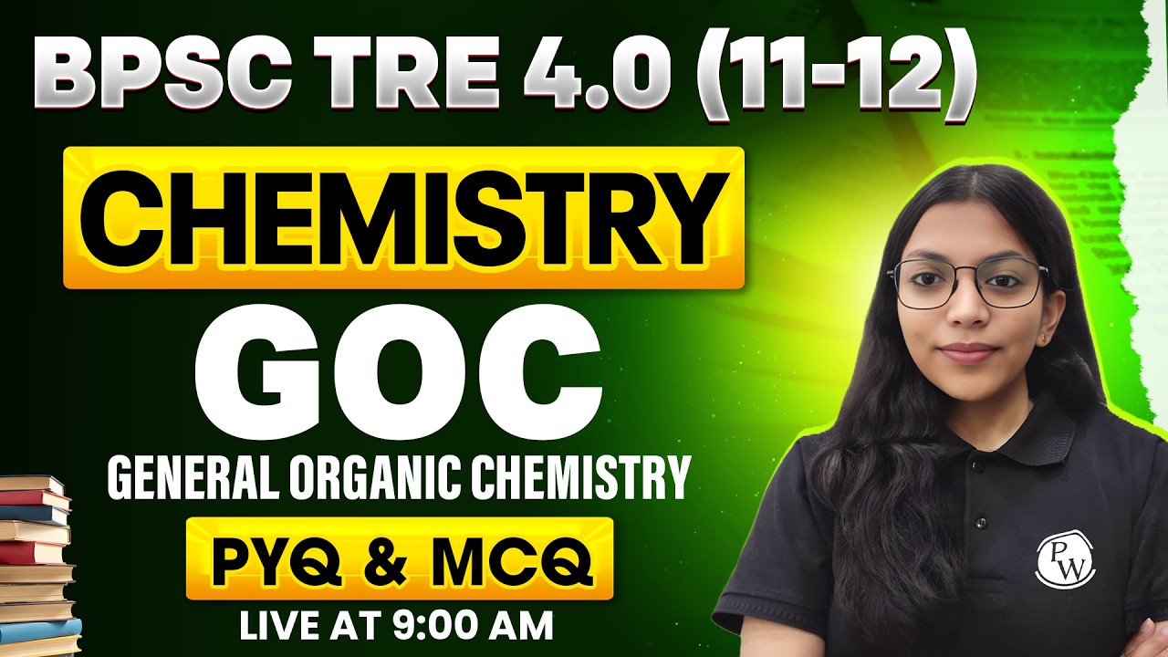BPSC TRE 4.0 Chemistry Class 2026 | GOC For BPSC TRE 4.0 | BPSC Chemistry Class By Ishika Mam