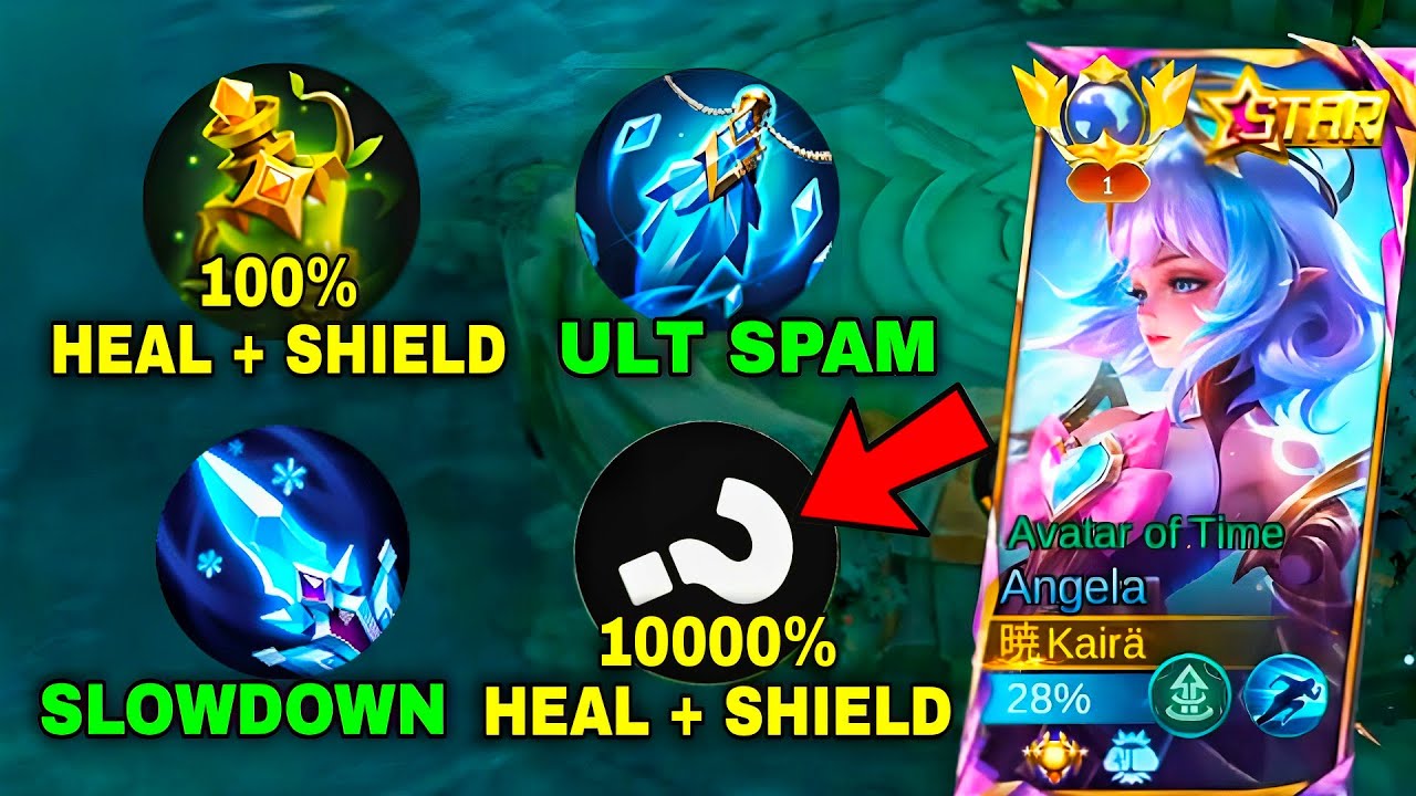 ONLY 1% ANGELA USERS KNOW THIS BUILD!🤯INSANE DMG, HEAL & SHIELD!🔥EZ MVP + RANK UP!🌸