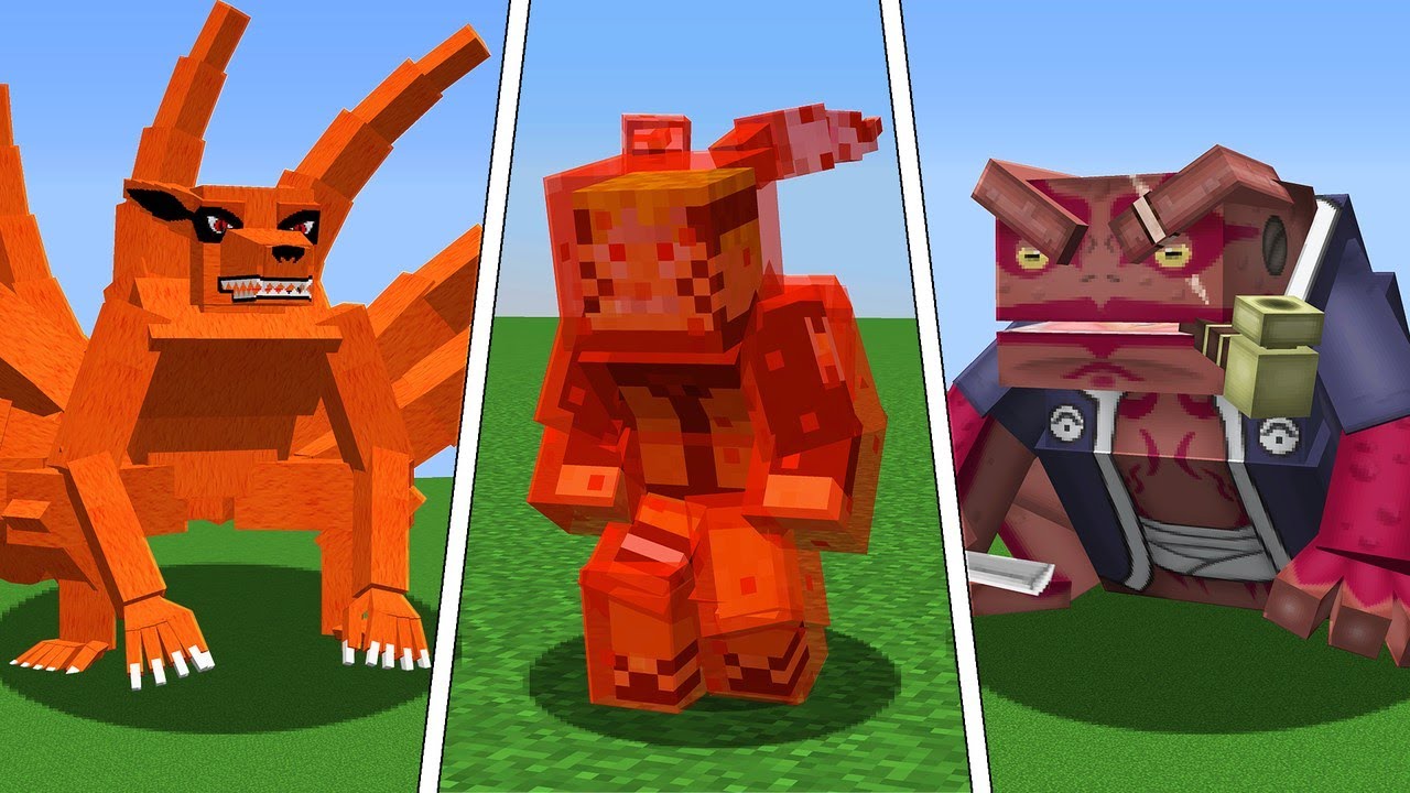 ESSE É O NOVO MELHOR MOD DE NARUTO DO MINECRAFT