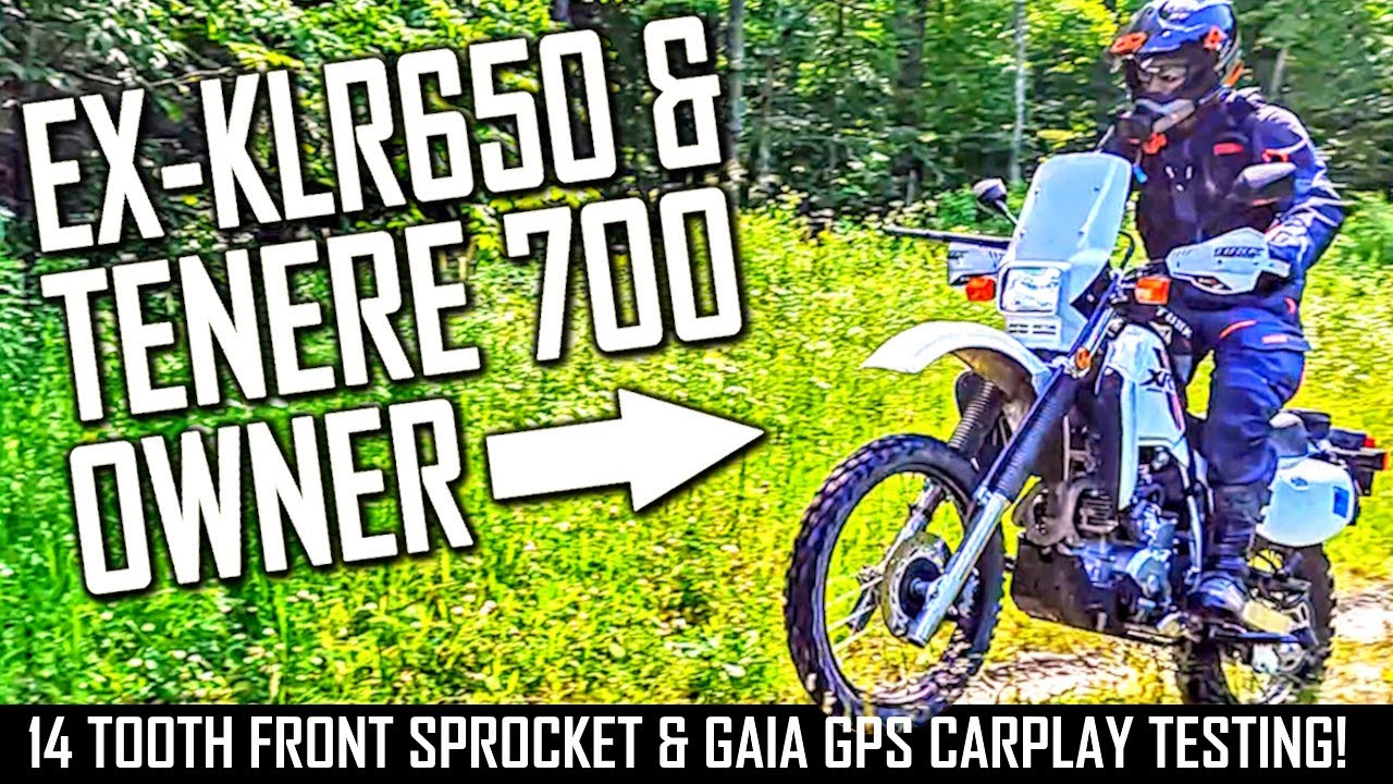 This XR650L ADV Build is Making Me Rethink The KLR & T7 | 14 Tooth Sprocket & Gaia GPS Test