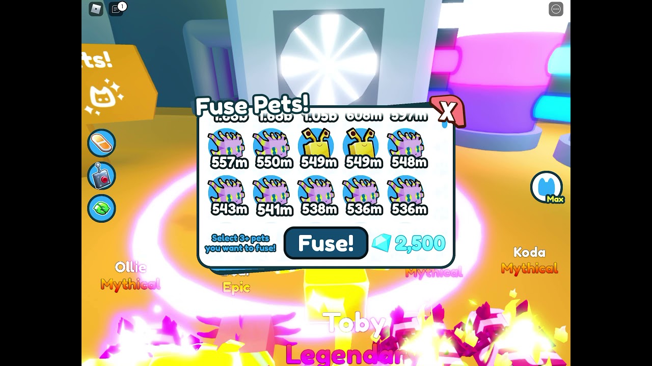What Happens When You Fuse 12 Jelly Aliens | Pet Simulator X