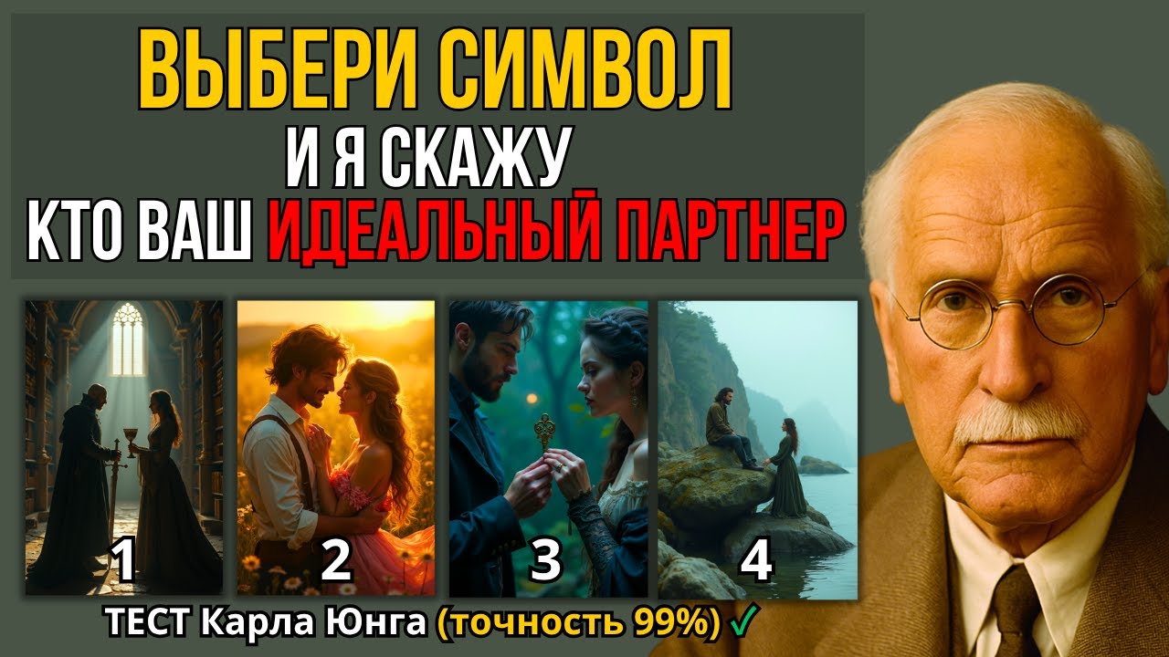 ВЫБЕРИ СИМВОЛ, И Я СКАЖУ, КТО ВАШ ИДЕАЛЬНЫЙ ПАРТНЕР. Шокирующе точный тест по Юнгу.