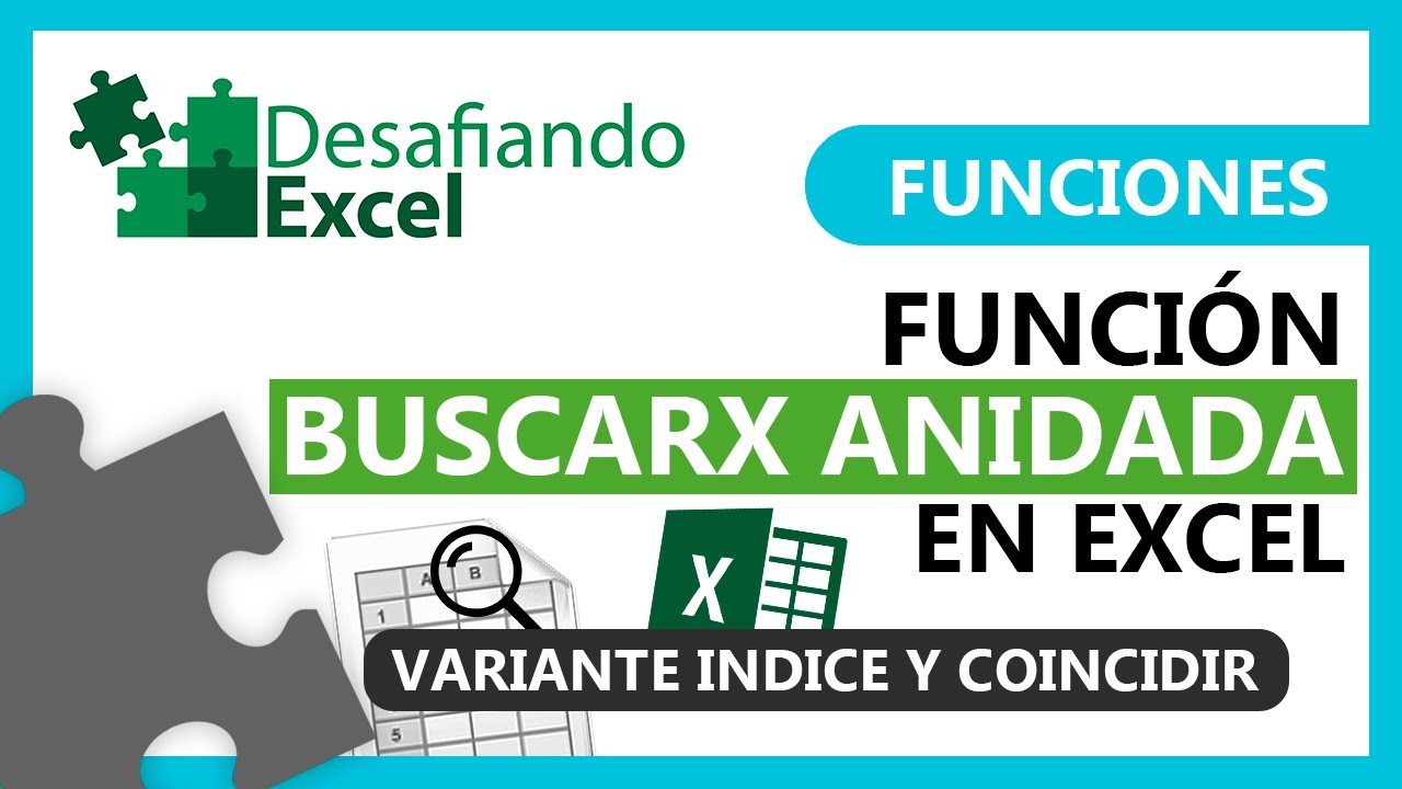 Función BUSCARX ANIDADA en Excel | Funciones en Excel #36