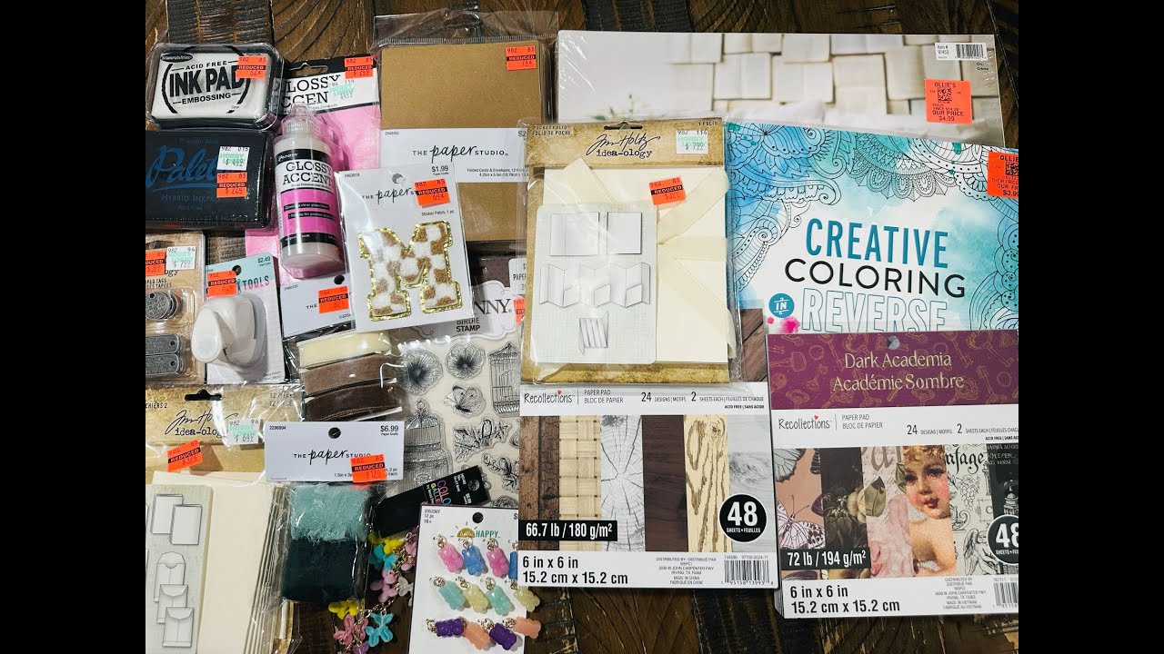 Craft Haul - Hobby Lobby Clearance - Michaels - Ollie's - Etsy