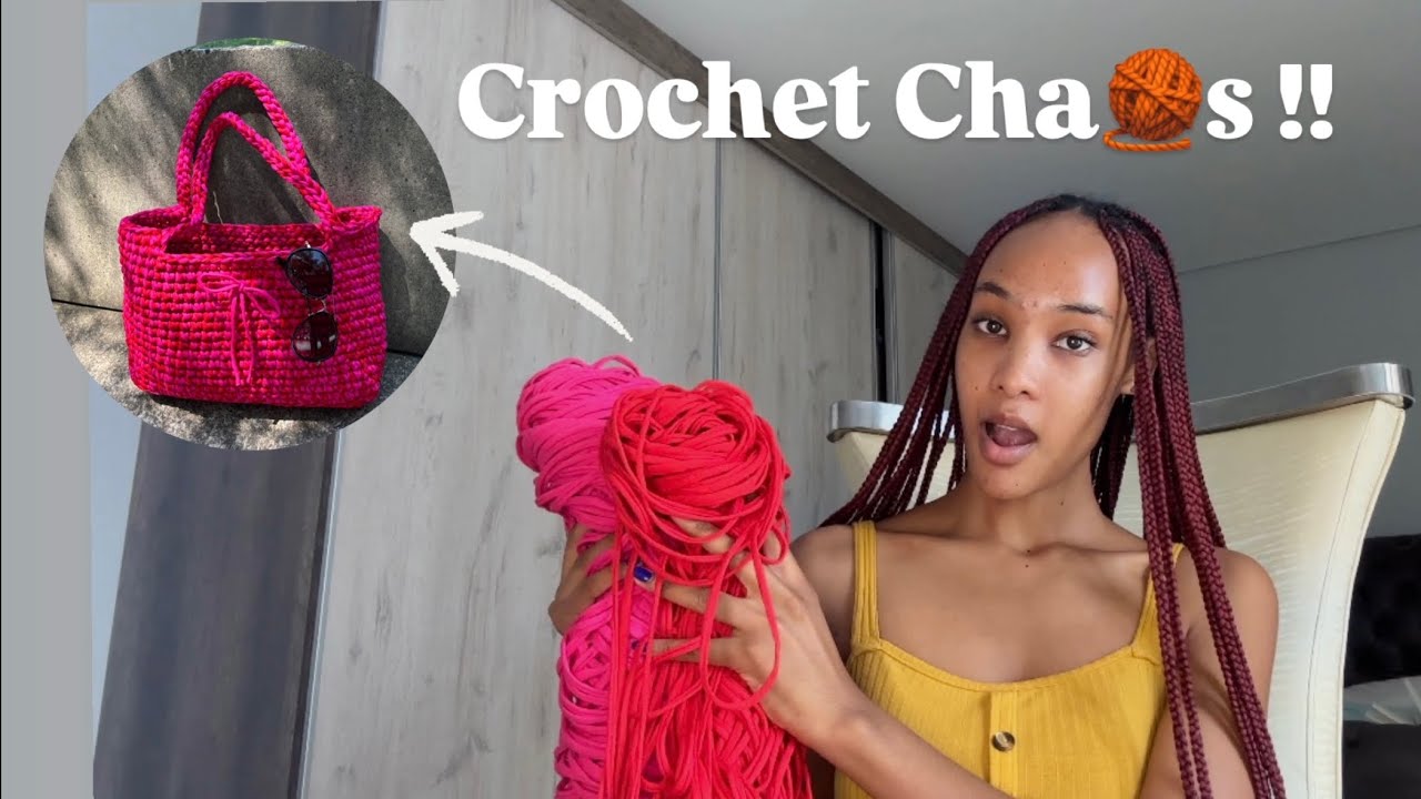 I Crocheted a Chunky Tote Bag for My Cousin’s Birthday (With Some Struggles!)