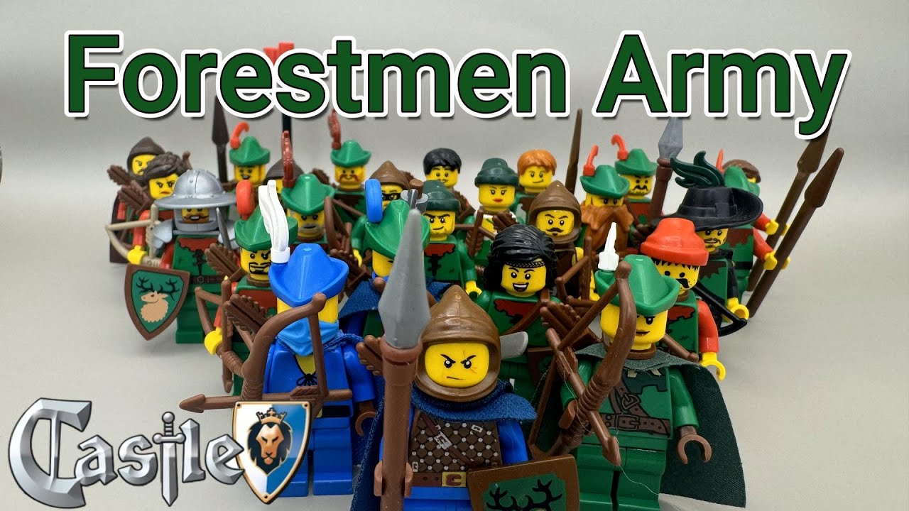 Forestmen Army Showcase Lego Castle