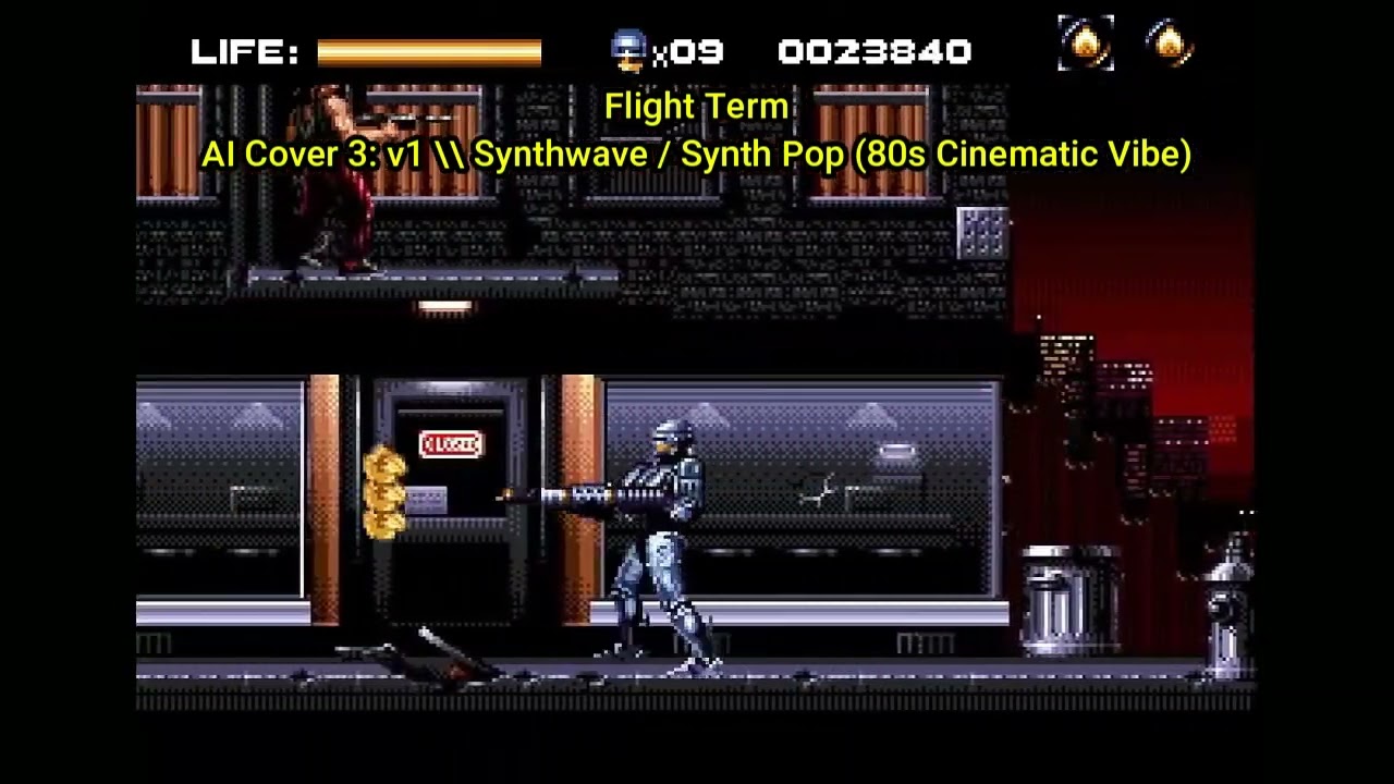 RoboCop vs Terminator - Flight Term [AI Cover 3: v1] \\ Synthwave / Synth Pop (80s Cinematic Vibe)