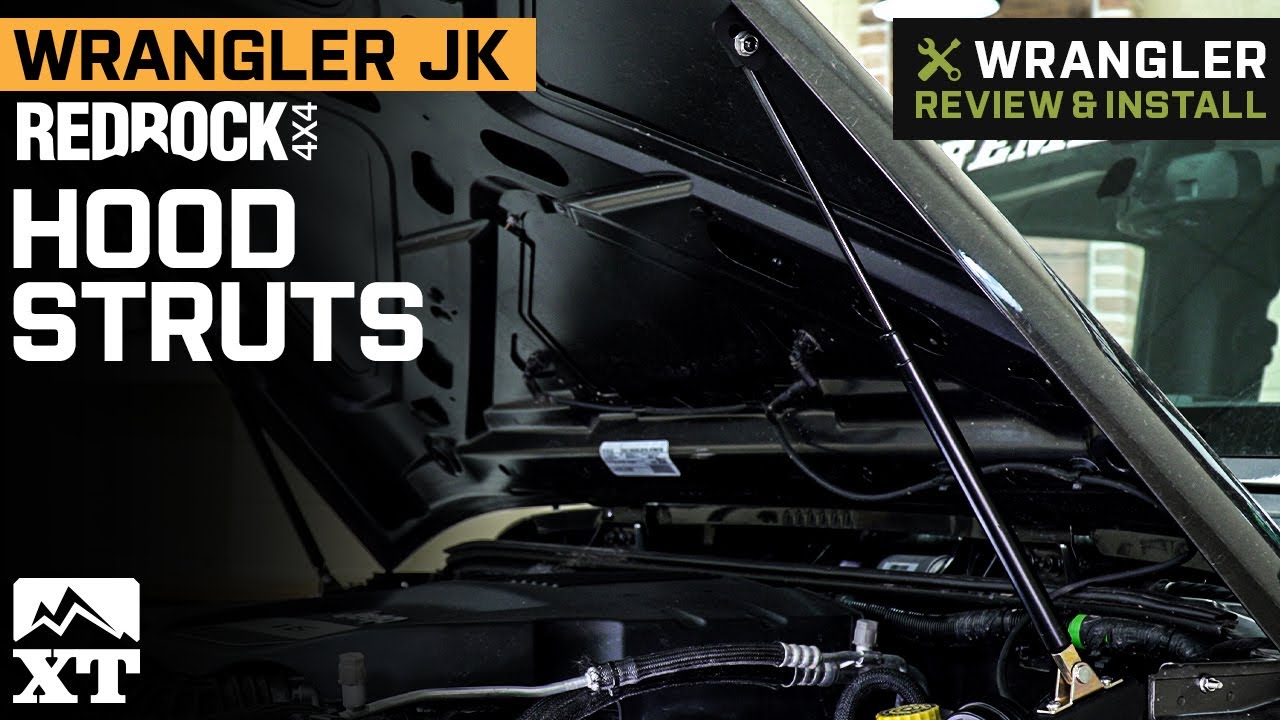 2011-2018 Jeep Wrangler JK RedRock 4x4 Hood Struts Review & Install
