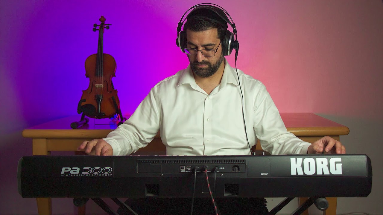 תקסים במקאם ביאת על אורגנית קורג פי איי 300   Taqsim In Maqam Bayati On Keyborad Korg PA300