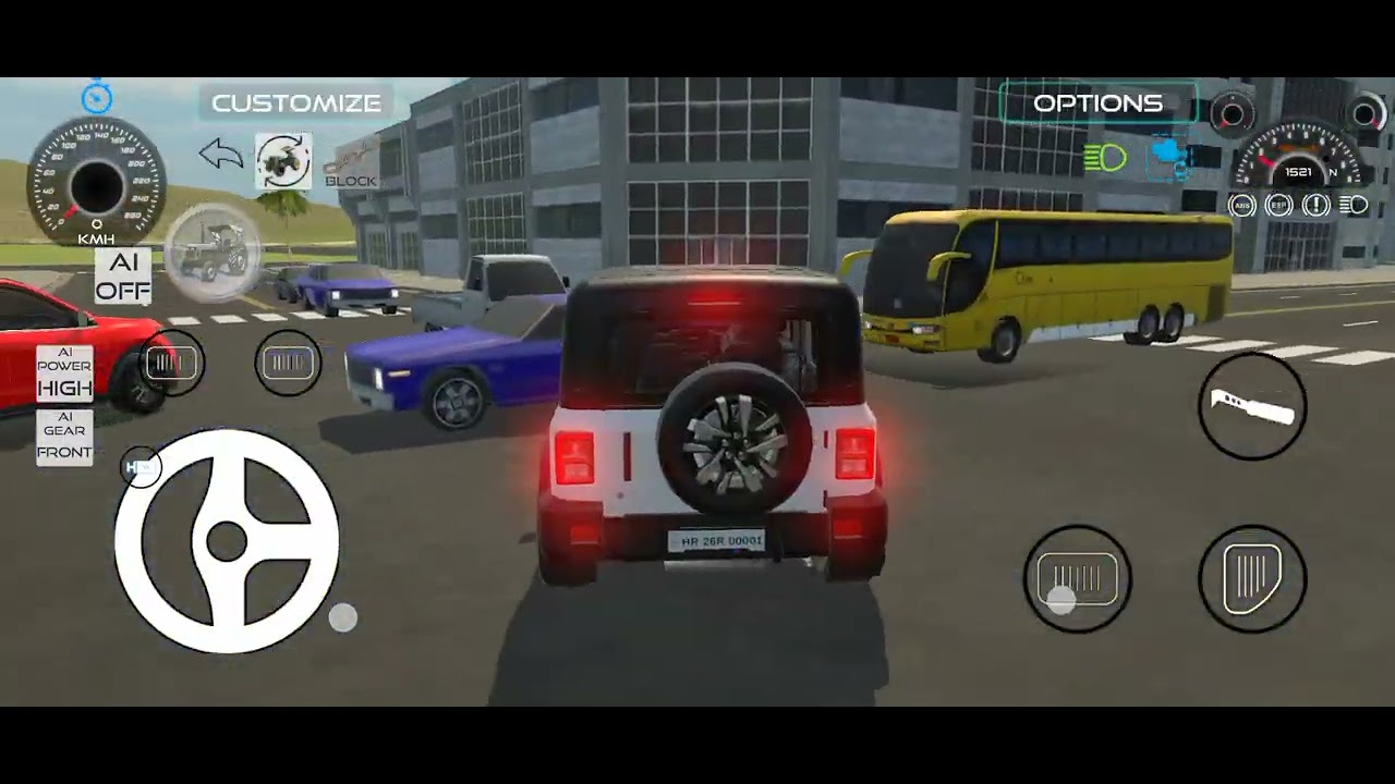 Fortuner Car Android Game 😈 || Realistic Car Game | Android Simulator Gameplay