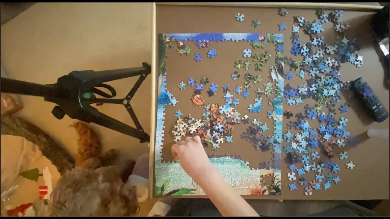 Moana Puzzle Timelapse | 500 Pieces Lofi