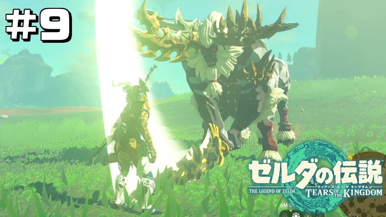 一撃で倒される最強のモンスター『ライネル』に挑んでみた #9【ゼルダの伝説 ティアーズ オブ ザ キングダム】