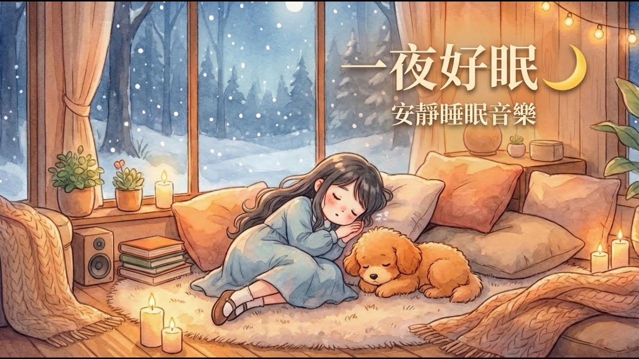一夜好眠 🌙｜安靜睡眠音樂｜放鬆入睡・溫柔陪伴