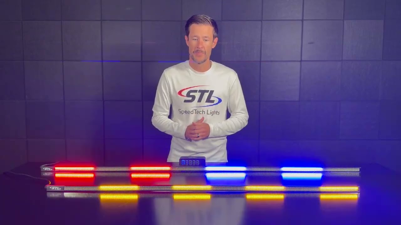 SpeedTech SpotLight: 3-Row Tailgate Warning Light Bars