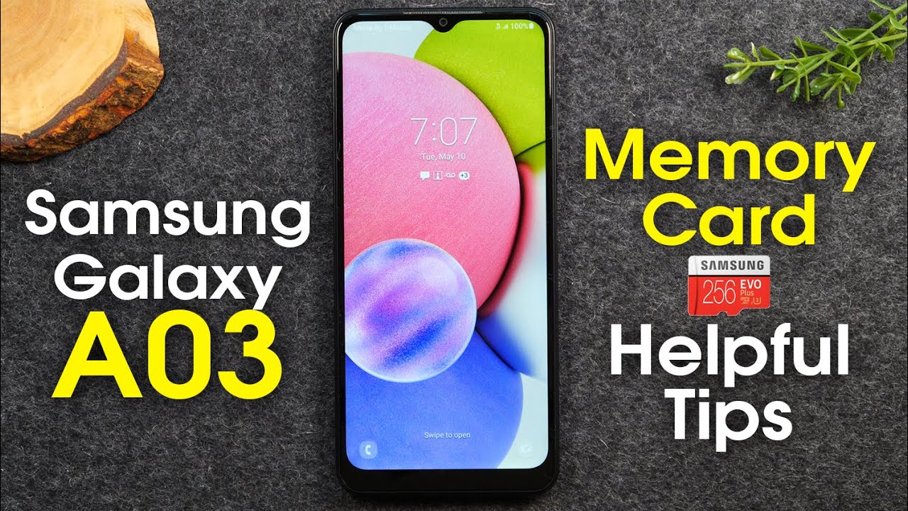 Samsung Galaxy A03: как установить карту памяти и полезные советы | H2techvideos