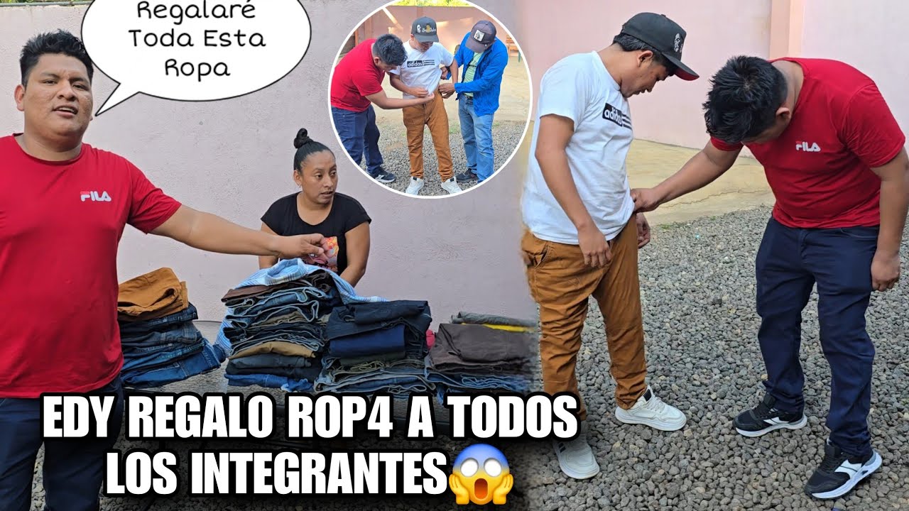 EDY Regalo Toda Su Ropa A Los Integrantes😱DAYSI No Podía Creer Al Ver La Gran Cantidad De Ropa‼️
