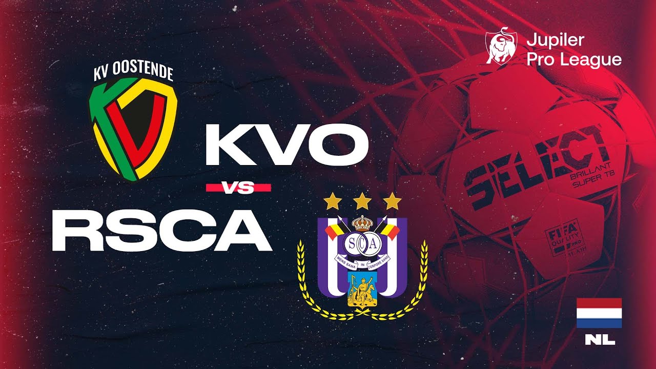 KV Oostende - RSC Anderlecht hoogtepunten