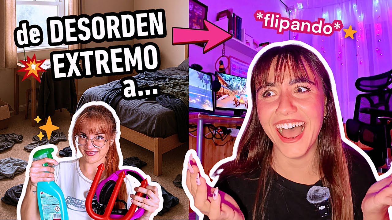 LE ORDENO LA HABITACIÓN a mi hermana DE SORPRESA! 🧹✨ su reacción... 😂