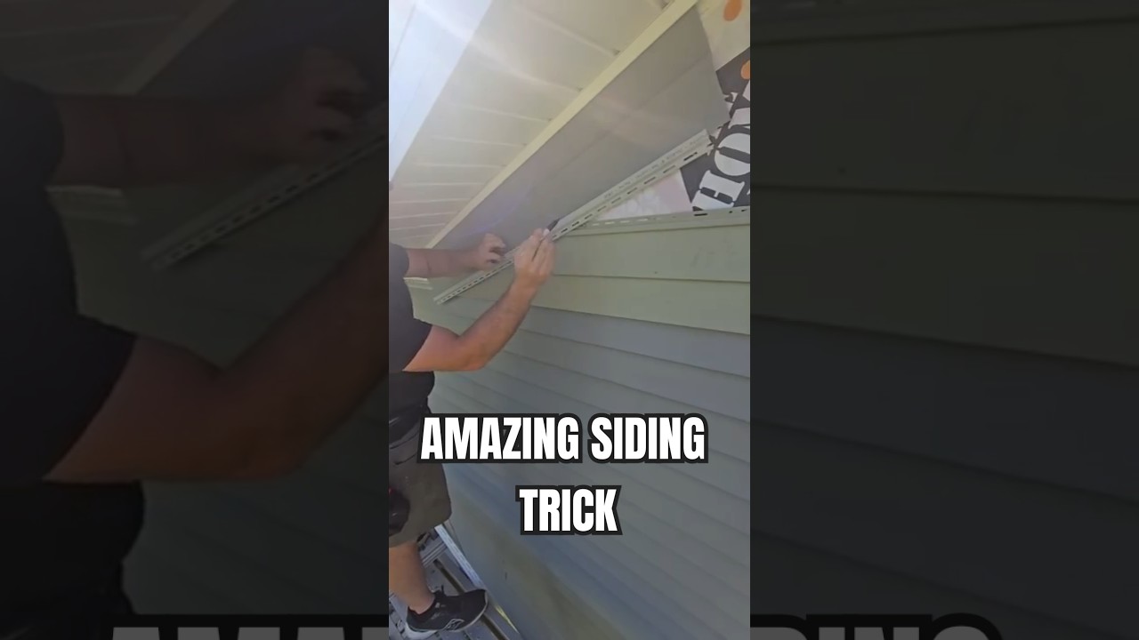 HOW TO | Vinyl Siding Pattern for Gable Cuts #siding #diy #howto