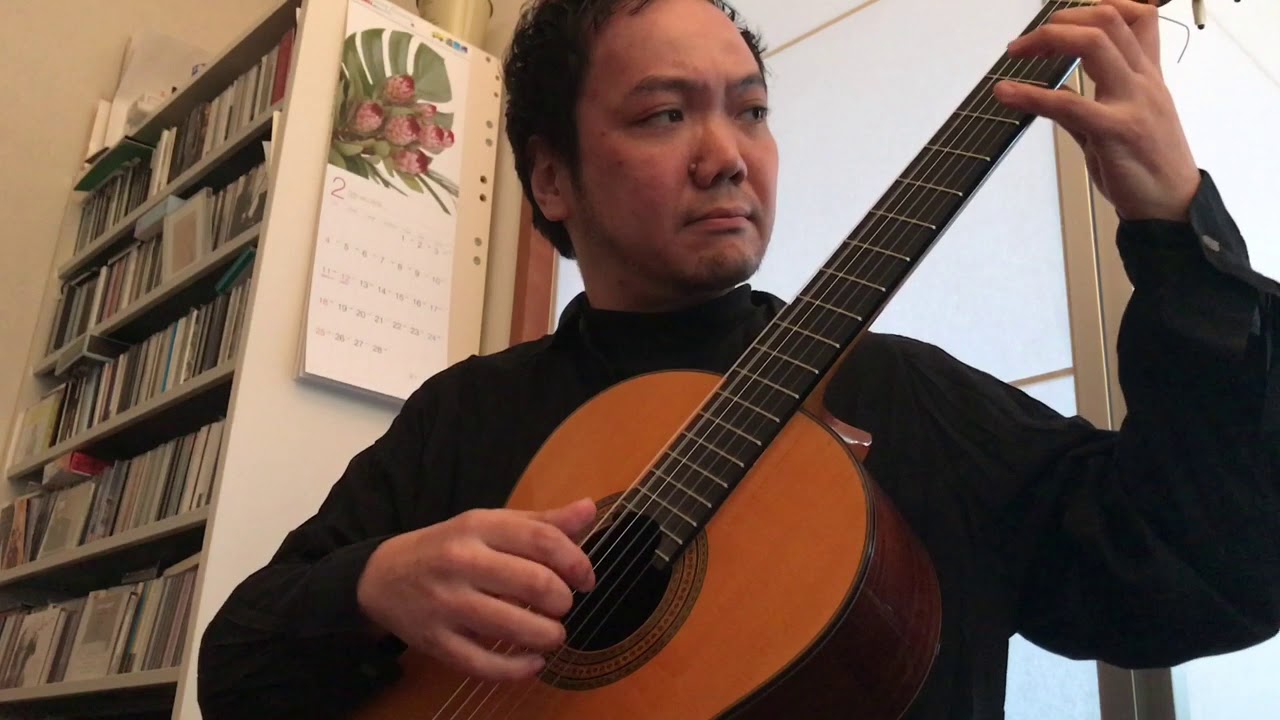 武満徹 (鈴木大介編)：波の盆 Nami no Bon by Toru Takemitsu (Oct. 8, 1930 — Feb. 20, 1996) arr. by Daisuke Suzuki
