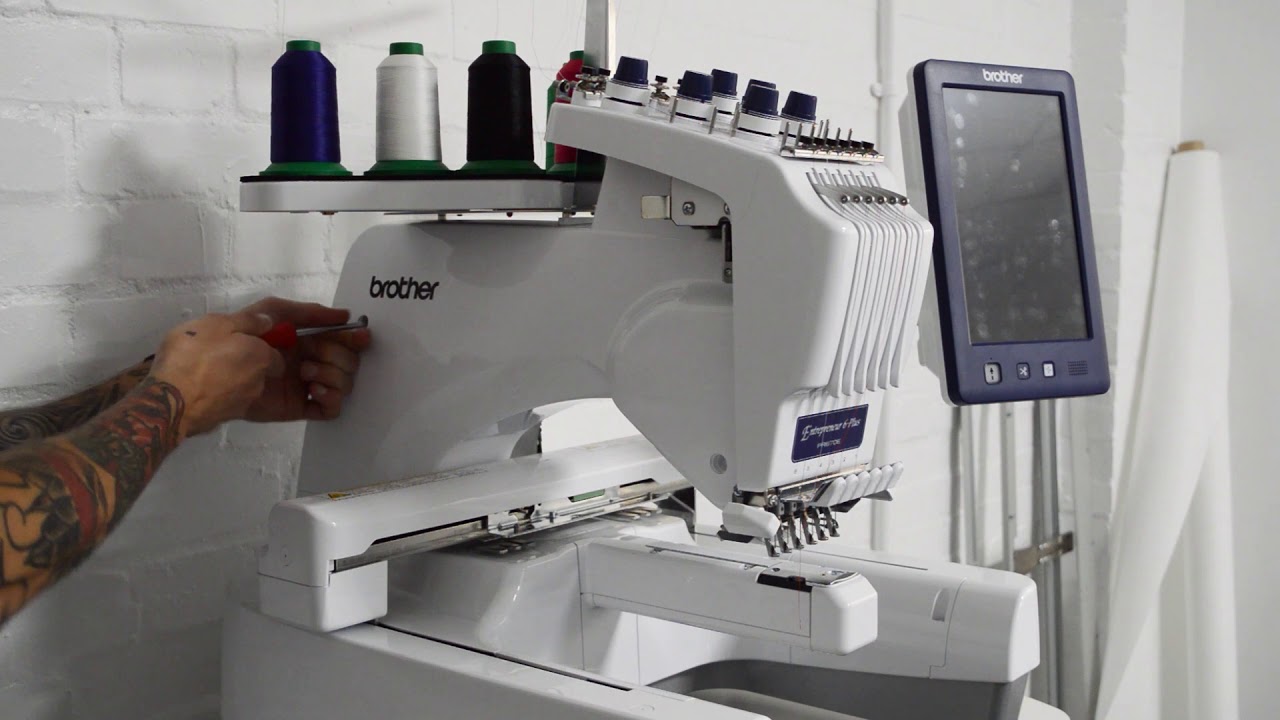 Brother PR Series Replacing the automatic needle threader