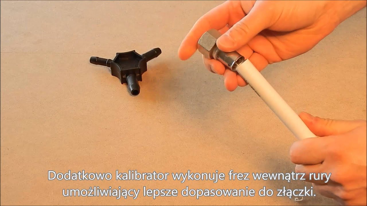 e-wypozyczalnia.com.pl - Wykonanie złącza rury PEX-AL-PEX.