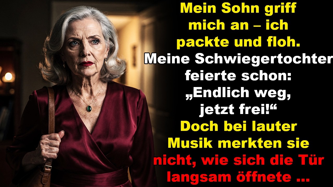 Mein Sohn griff mich an, nahm meine Sachen und floh. Meine Schwiegertochter feierte schon – aber…