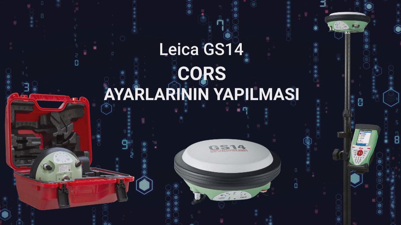 Leica GS14 CORS Ayarları