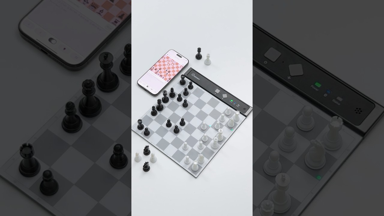 The Thinnest and Most Portable Electronic Chessboard &ndash; Chessnut Go #chessnut #chessnutgo #echess
