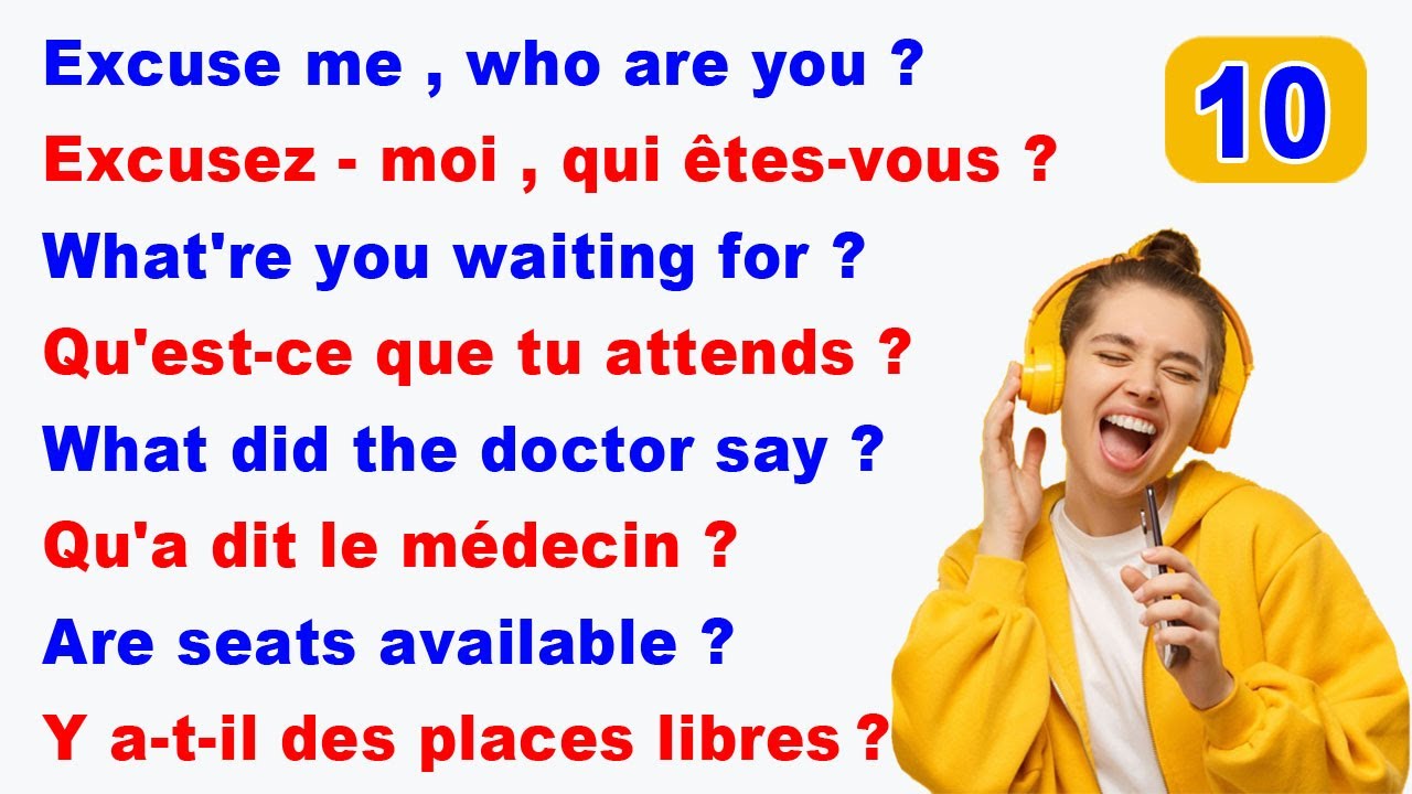 Mini exercices de conversation et d'écoute en Anglais #10