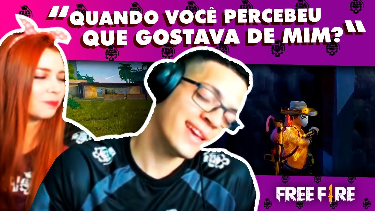 RESPONDENDO PERGUNTAS DA MINHA NAMORADA ENQUANTO JOGO FREE FIRE!