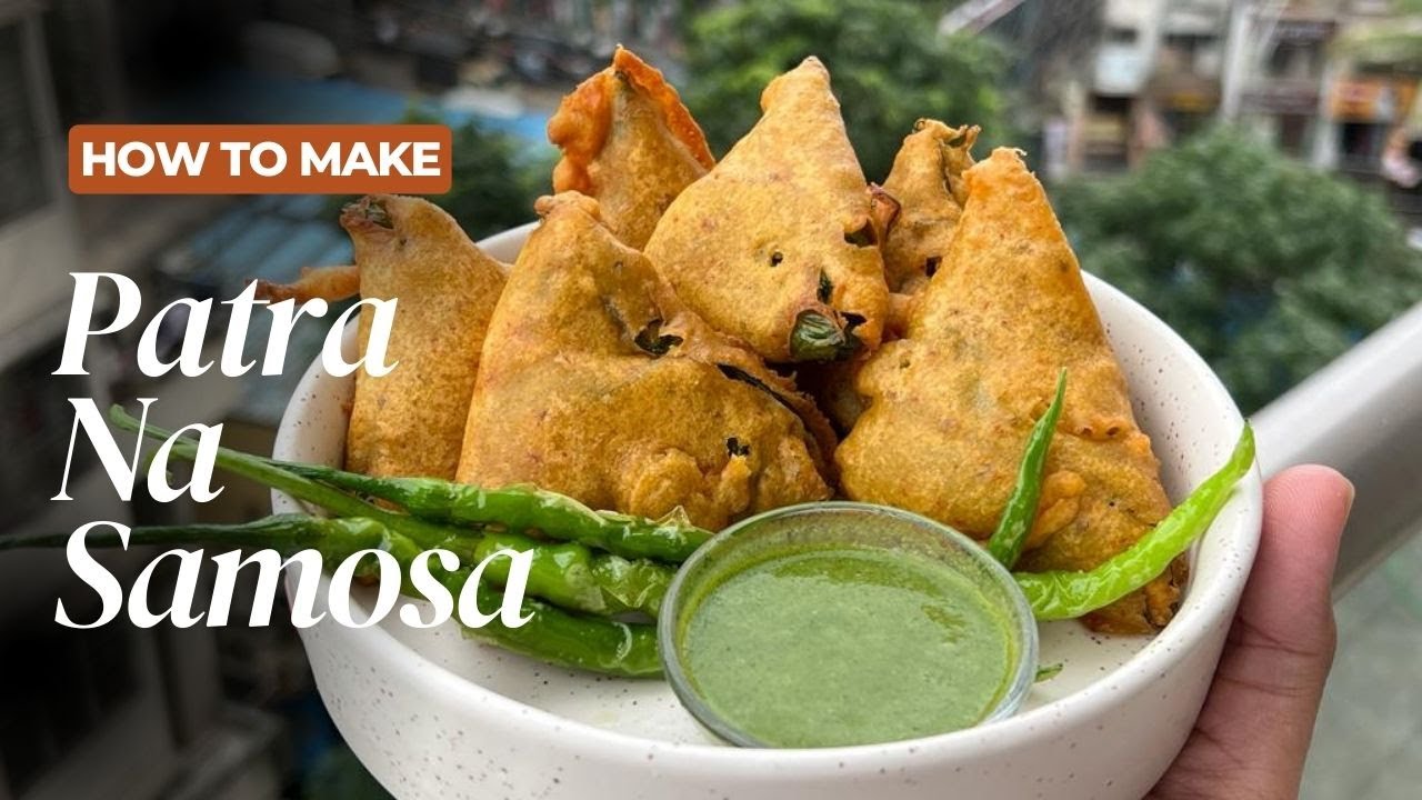 Patra na Samosa | Samosa recipe | Monsoon recipe | Arvi ke patton ki recipe