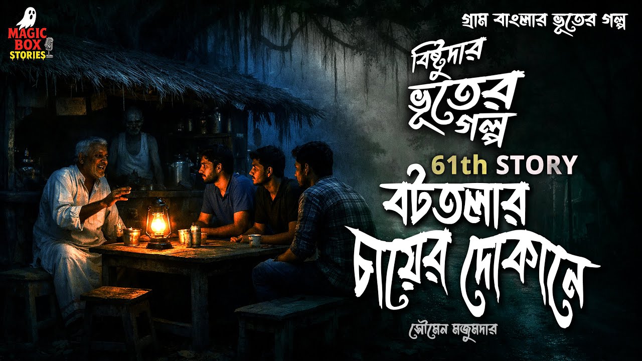 বটতলার চায়ের দোকানে - গ্রাম বাংলার ভূতের গল্প | Bhuter Golpo | Gram Banglar Vuter Golpo | Magic Box