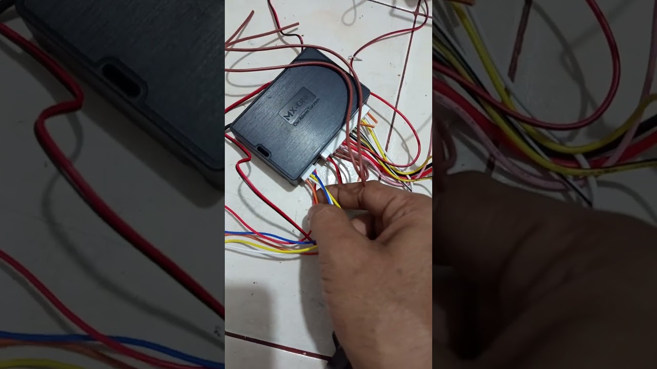 Tutorial jalur pemasangan alarm & central lock pada mobil
