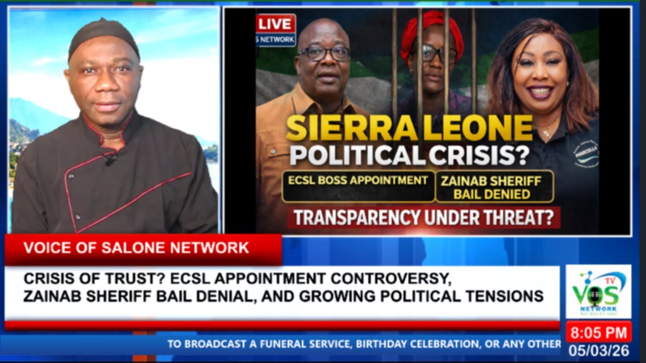 ECSL APPOINTMENT CONTROVERSY, ZAINAB SHERIFF BAIL DENIAL, AND GROWING POLITICAL TENSIONS
