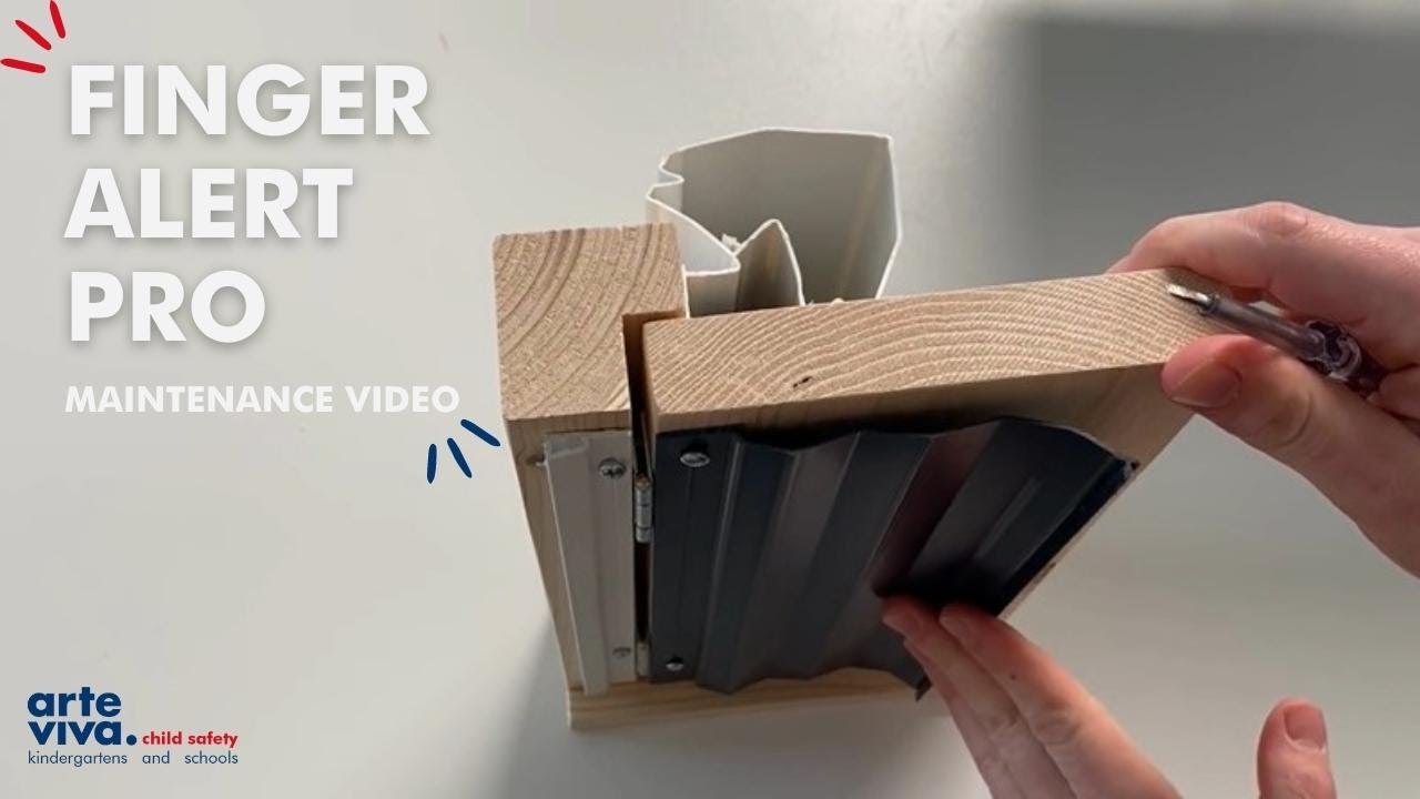 How to remove the Finger Alert Professional for maintenance of your doors?