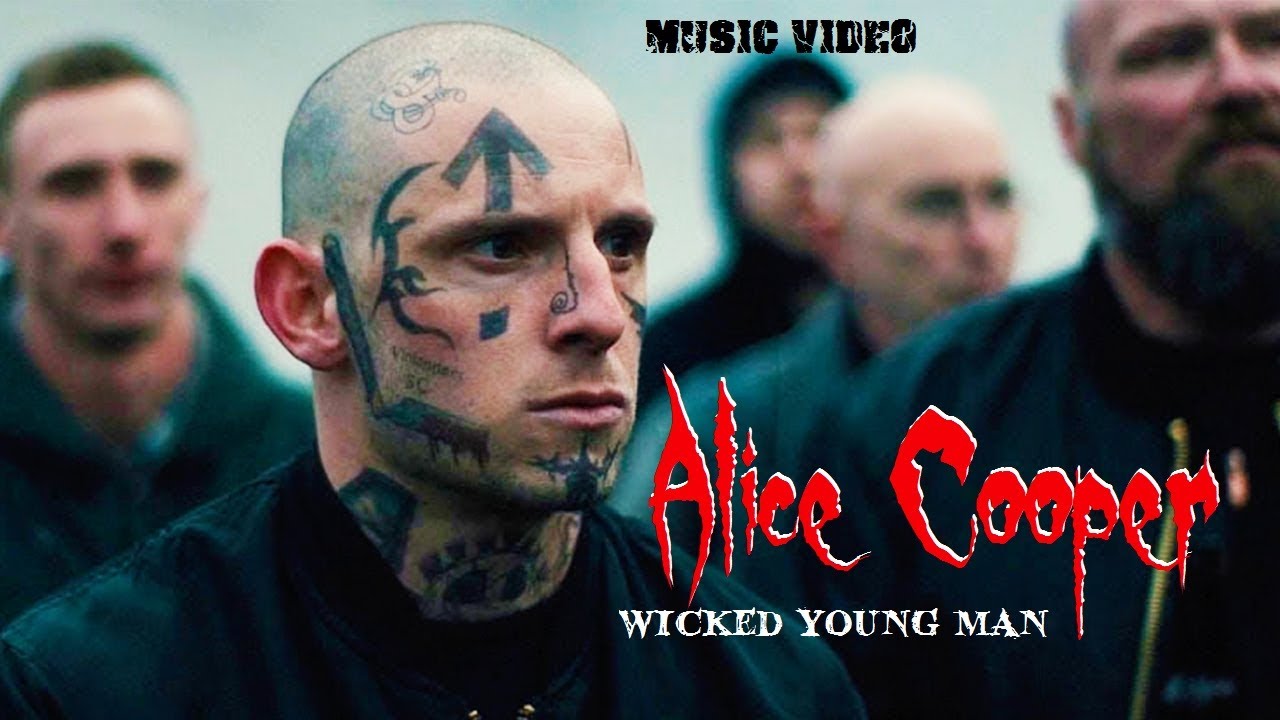 Alice Cooper ~ wicked young man  (Skin) music video