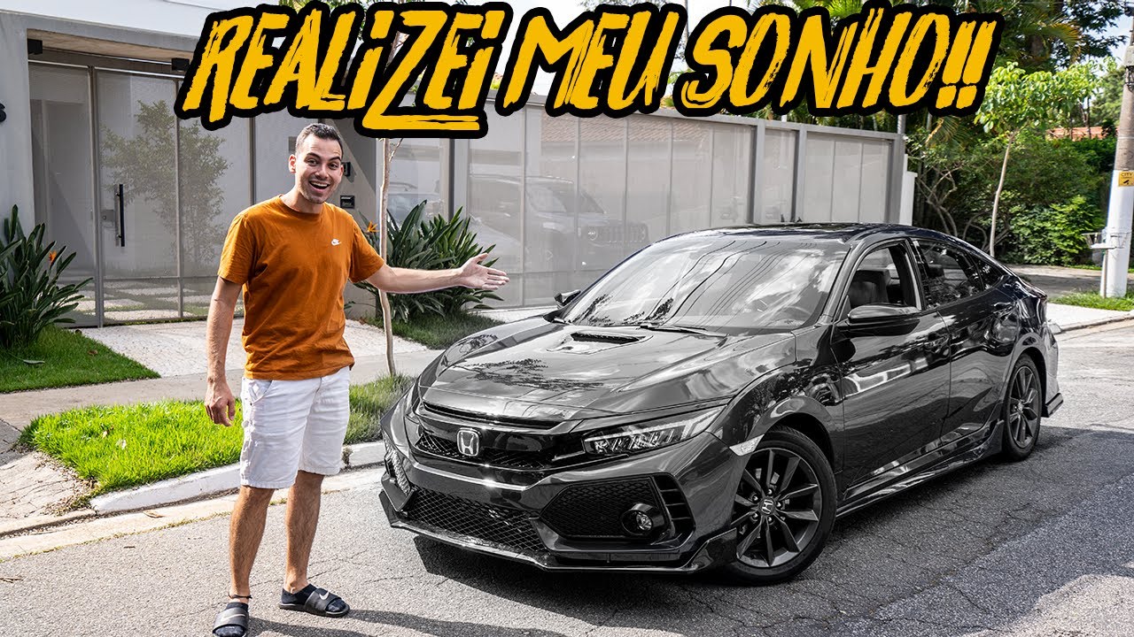 ESSE É MEU NOVO CIVIC TYPE R!!🔥🚀UNICO NO YOUTUBE!