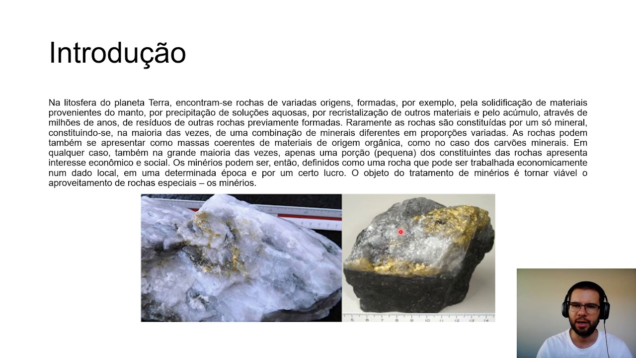 Mineralogia - Introdução ao tratamento de minérios - Parte 1