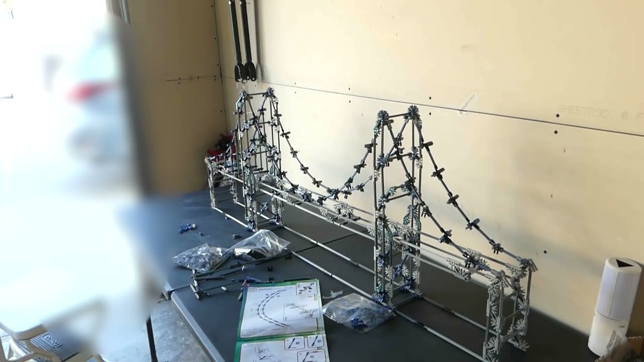 The K'NEX Golden Gate Bridge 1051 parts in less than 9 minutes #bridge #stemeducation