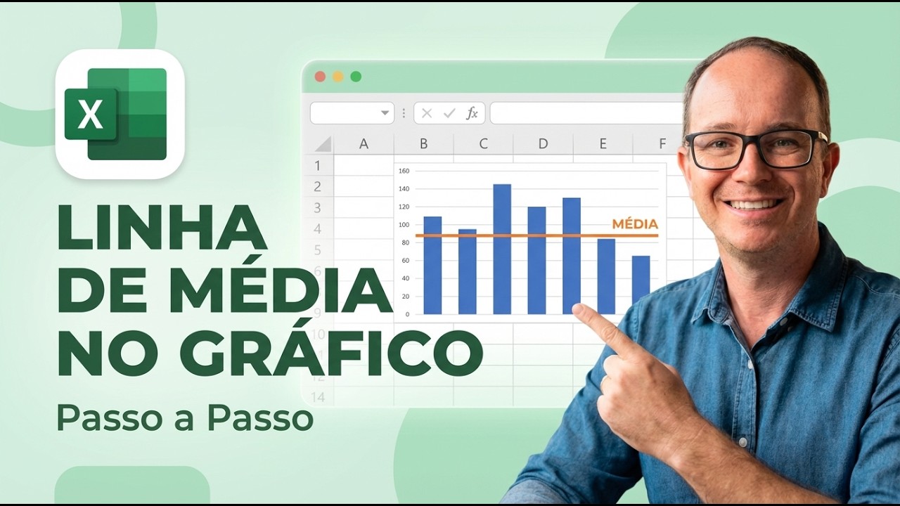 👉 Como Colocar Linha de Média, Máximo e Mínimo no Gráfico do Excel (Passo a Passo)