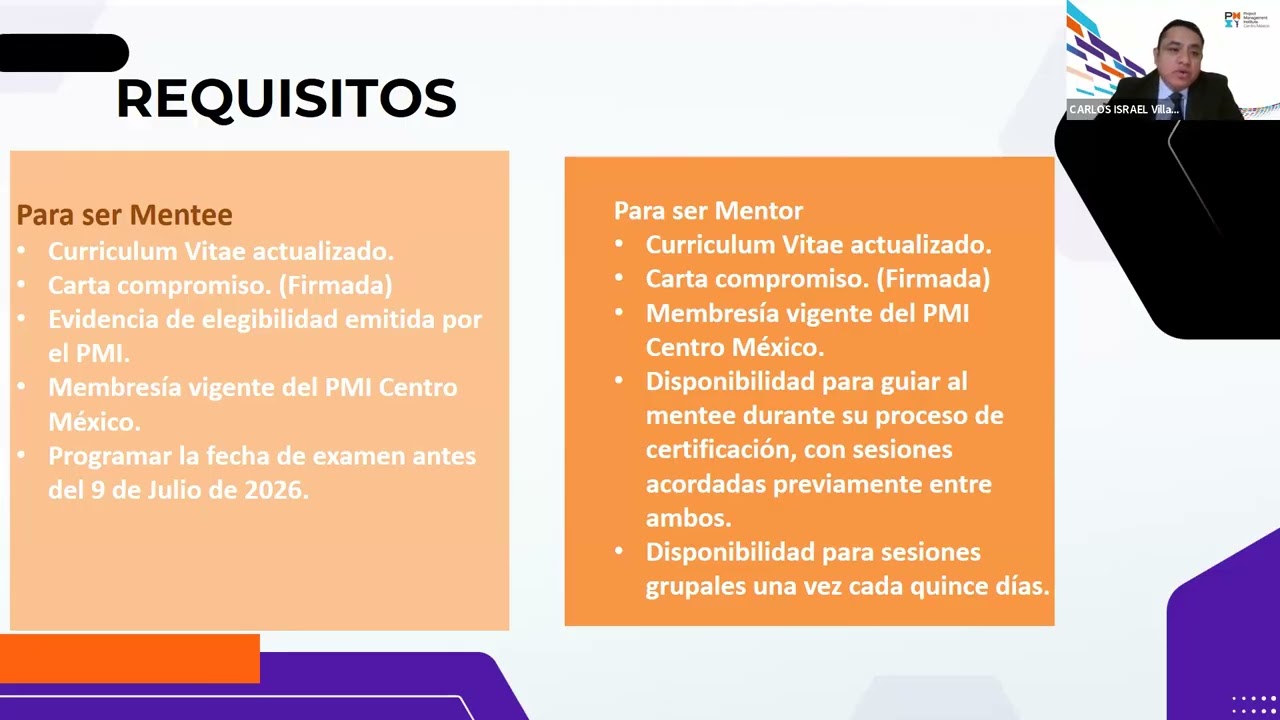 Sesión Informativa Programa de Mentorías 2026