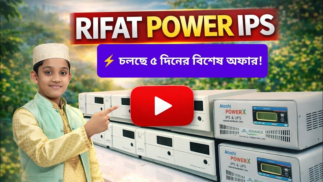 RIFAT POWER IPS চলছে ৫ দিনের বিশেষ অফার