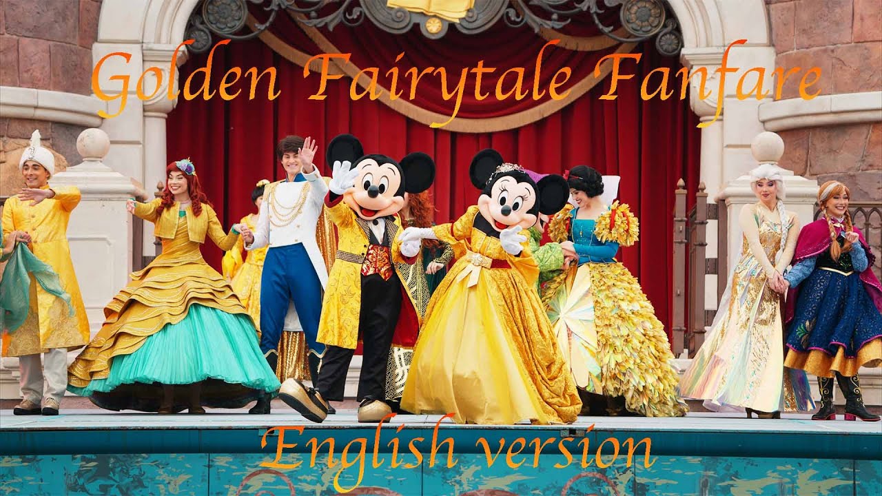 Findmagic - Golden Fairytale Fanfare 金色童话盛典 | Shanghai Disneyland | English version | Produced in 8k