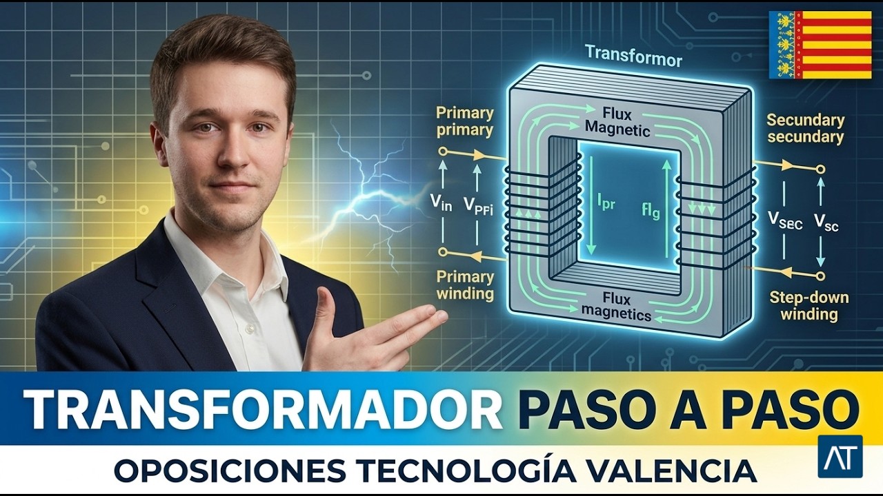 OPOSICIONES TECNOLOGÍA VALENCIA | Transformador Resuelto Paso a Paso
