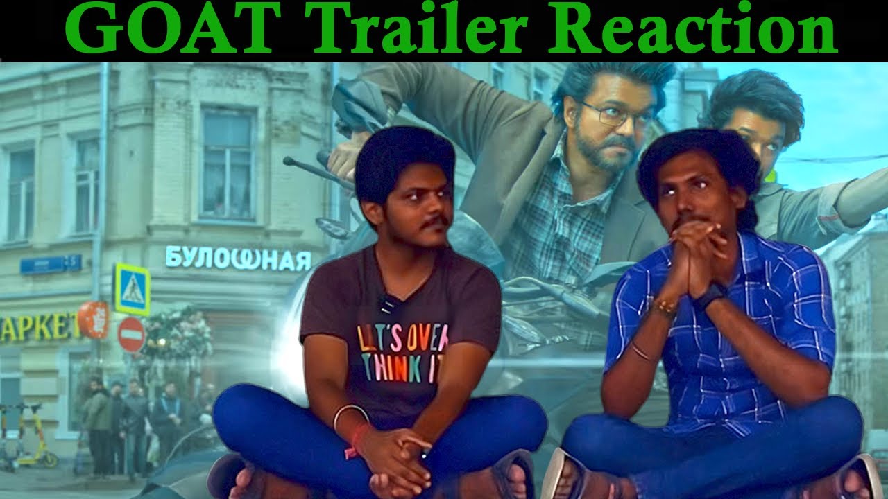 GOAT Trailer reaction in a public place-Thalapathy Vijay- Venkat parabu-Ags cinemas